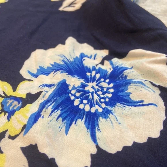 Old Navy | NWOT Floral Sundress Adjustable Straps in Navy Blue Size Medium - Picture 3 of 12